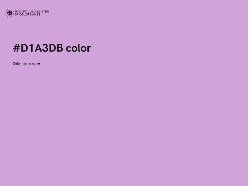 #D1A3DB color image