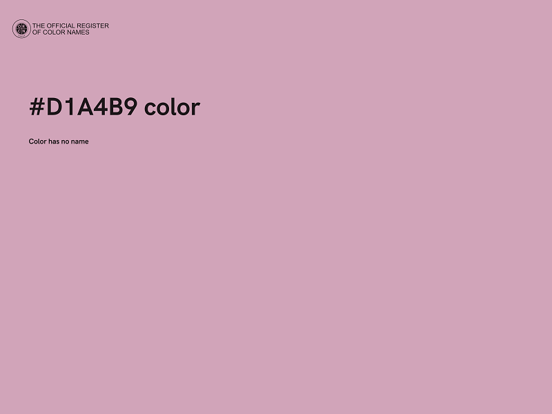 #D1A4B9 color image