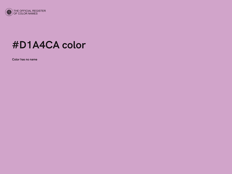 #D1A4CA color image