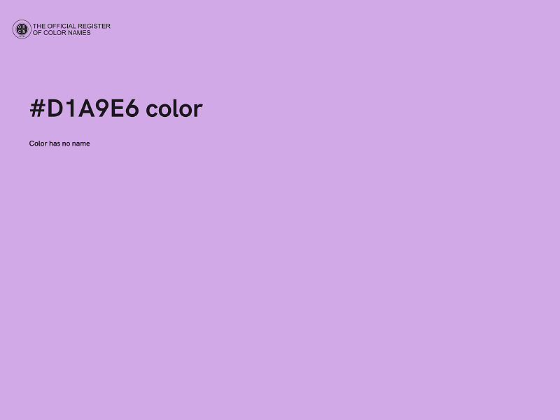 #D1A9E6 color image