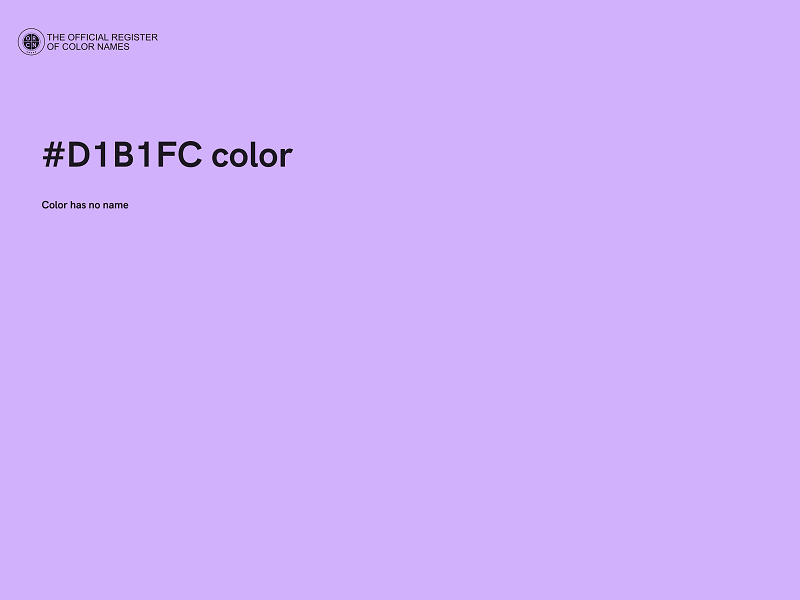 #D1B1FC color image