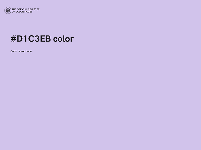 #D1C3EB color image