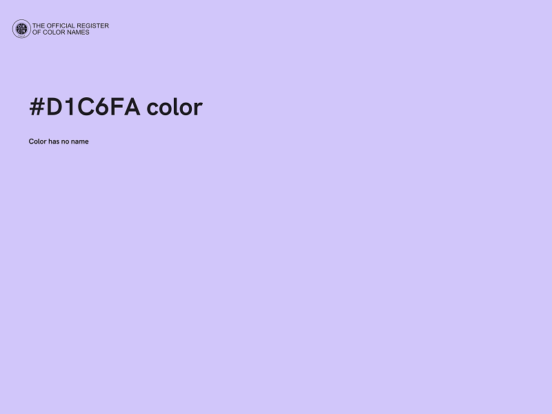 #D1C6FA color image