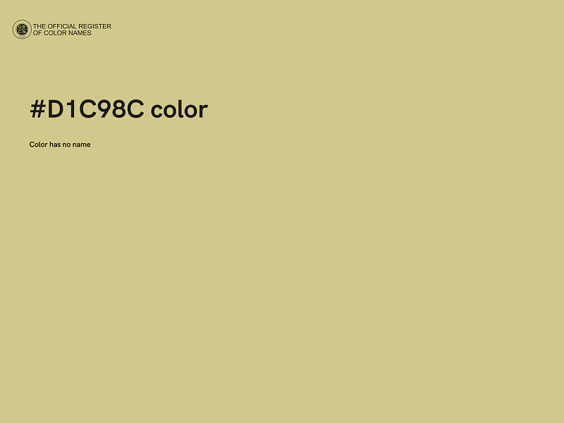 #D1C98C color image