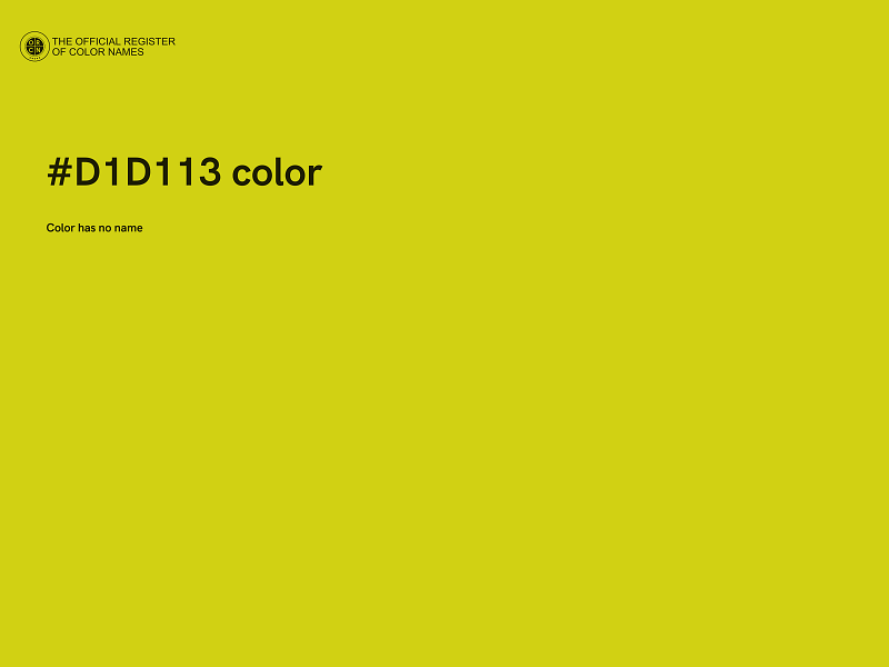 #D1D113 color image