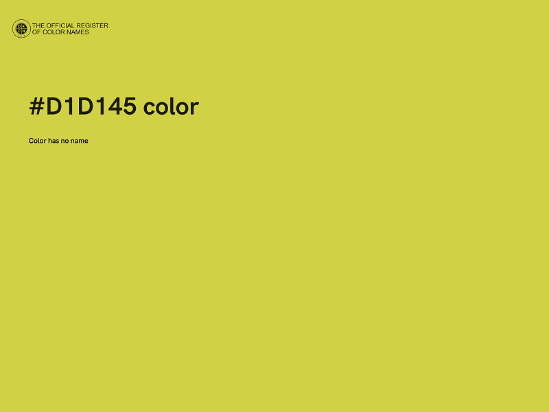 #D1D145 color image