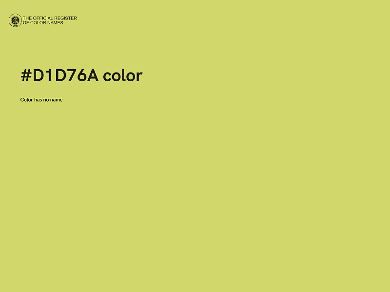 #D1D76A color image