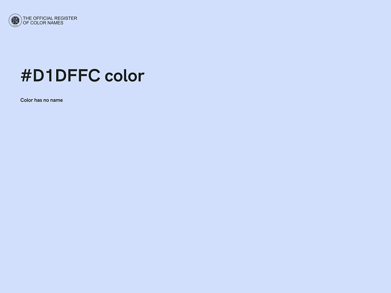 #D1DFFC color image