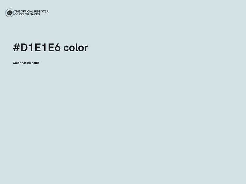 #D1E1E6 color image