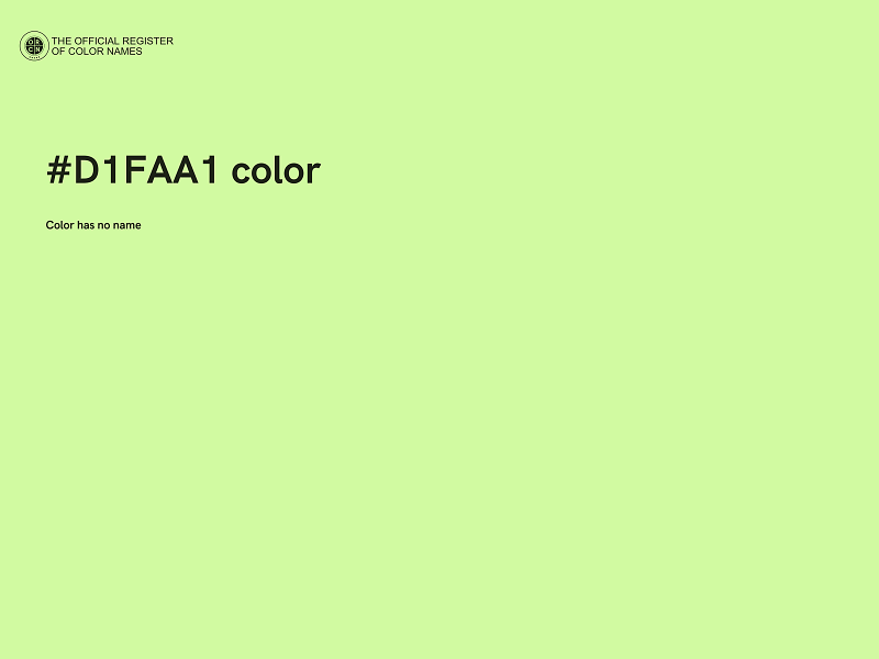 #D1FAA1 color image