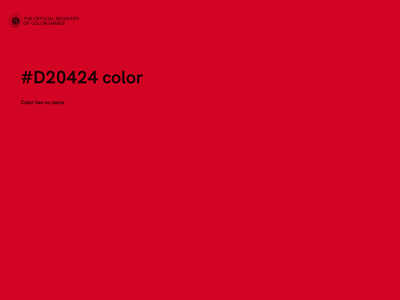 #D20424 color image