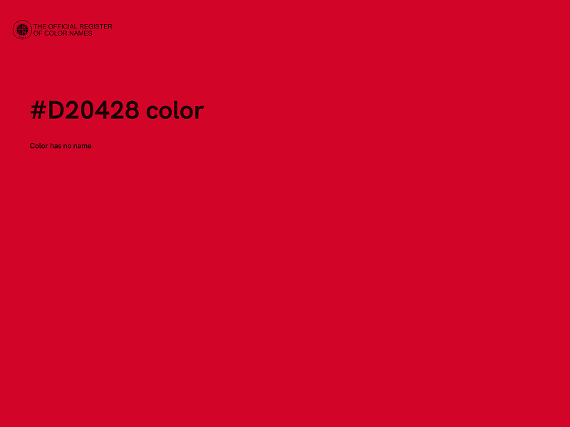 #D20428 color image