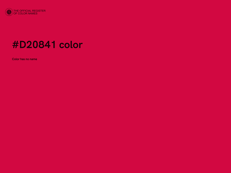 #D20841 color image