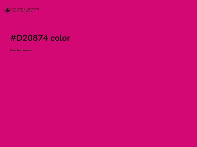 #D20874 color image