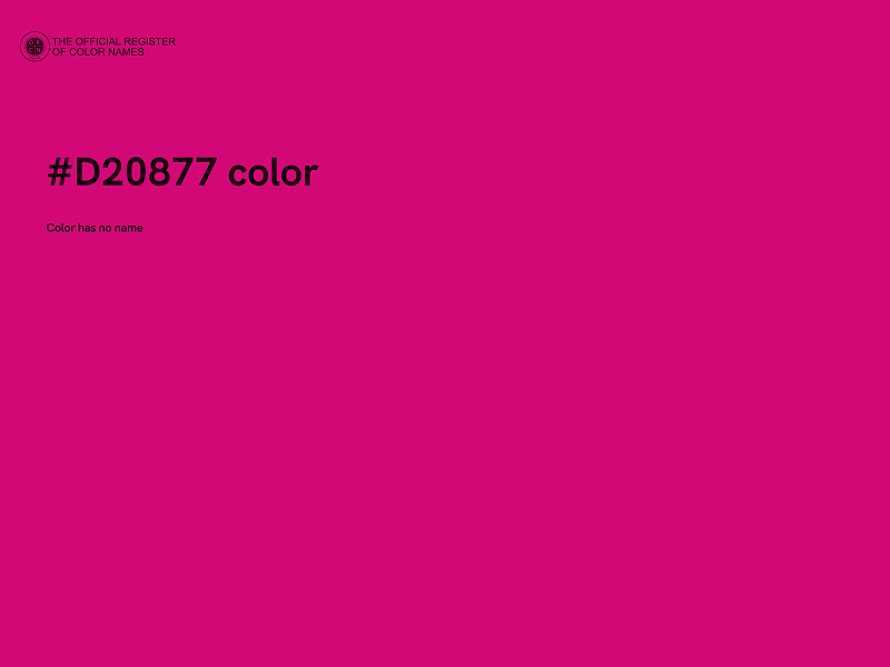 #D20877 color image