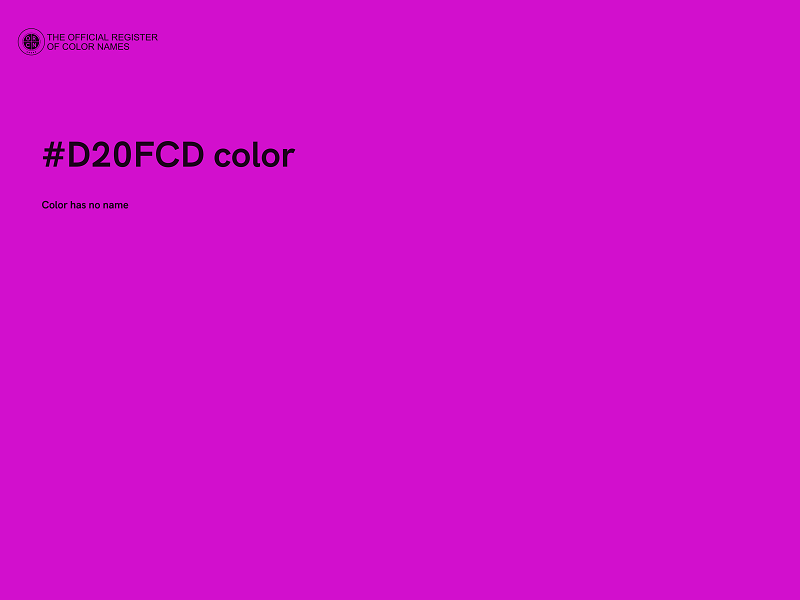 #D20FCD color image