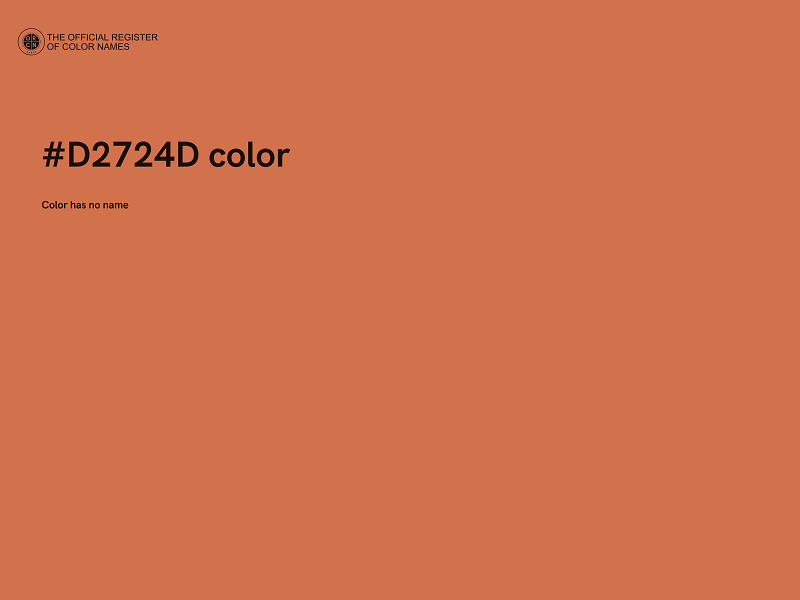 #D2724D color image