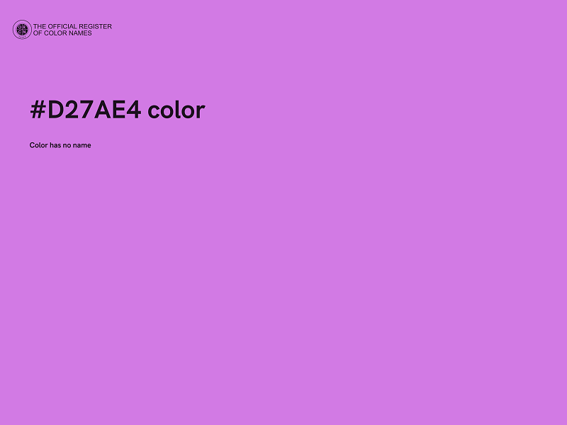 #D27AE4 color image