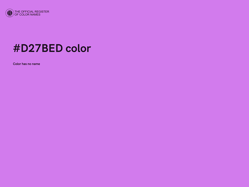 #D27BED color image