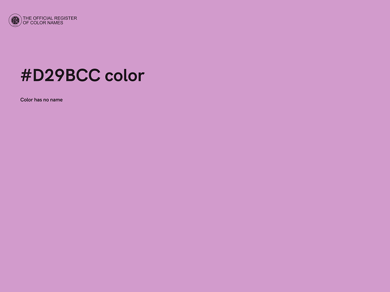 #D29BCC color image