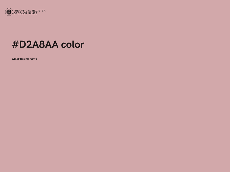 #D2A8AA color image