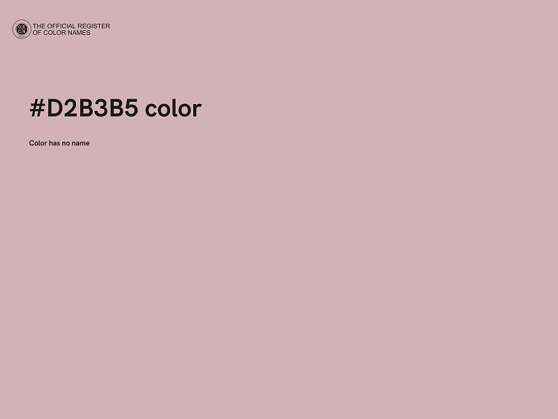 #D2B3B5 color image