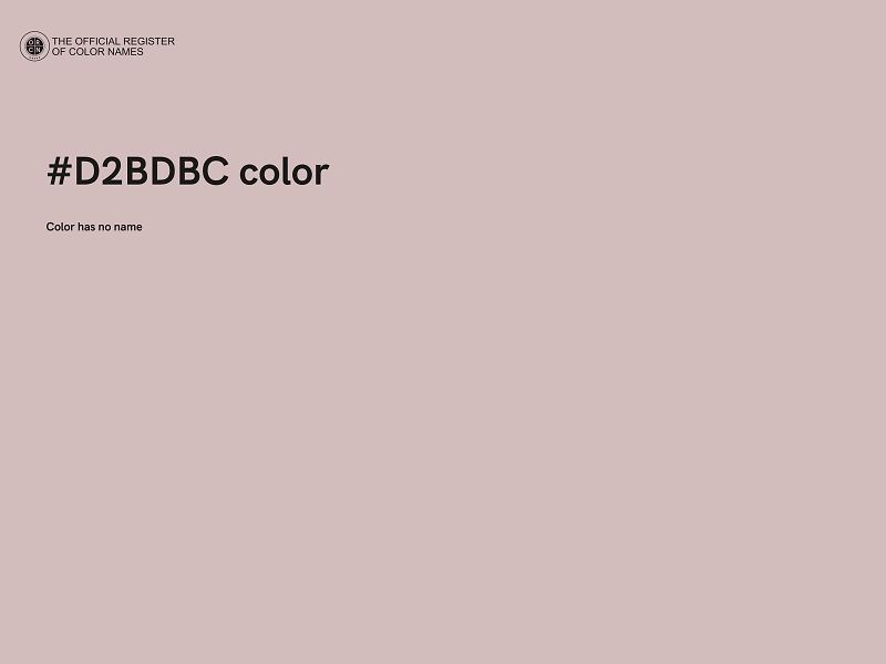 #D2BDBC color image