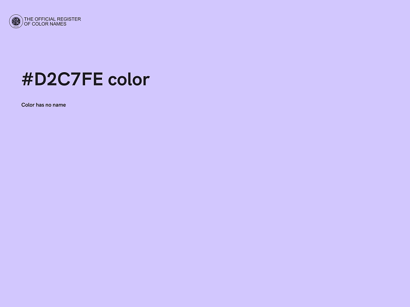 #D2C7FE color image