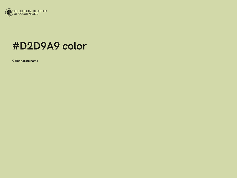 #D2D9A9 color image