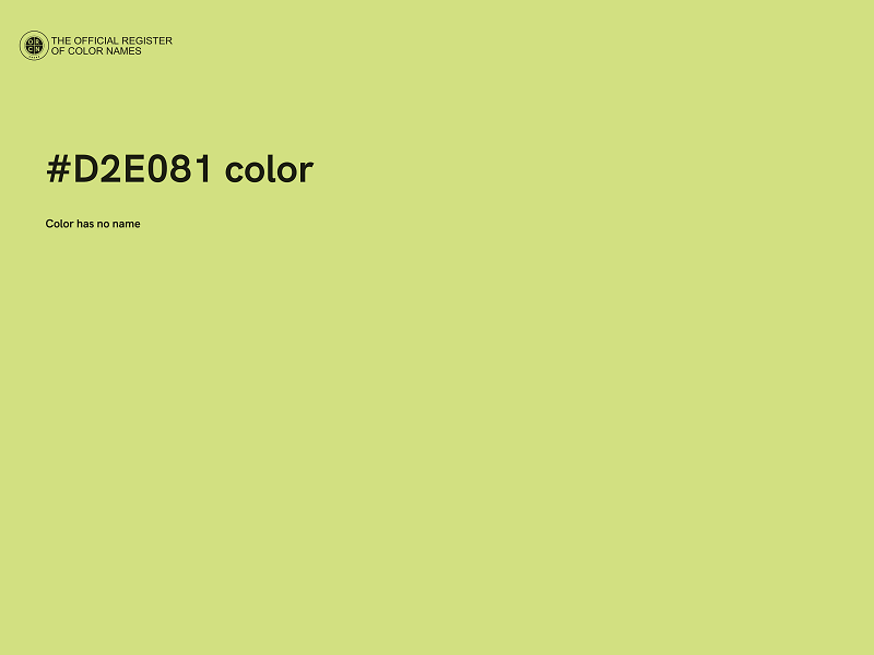 #D2E081 color image