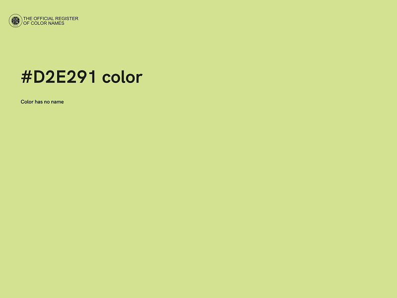 #D2E291 color image