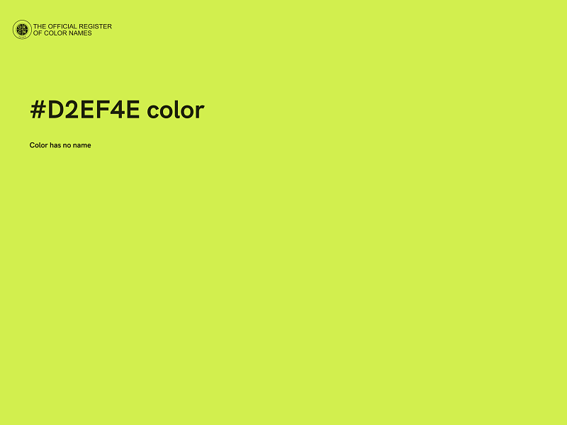 #D2EF4E color image