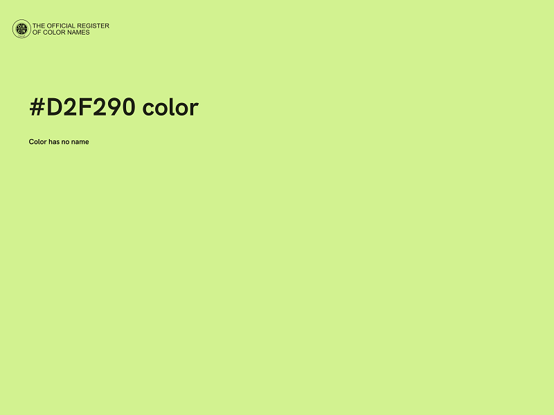 #D2F290 color image