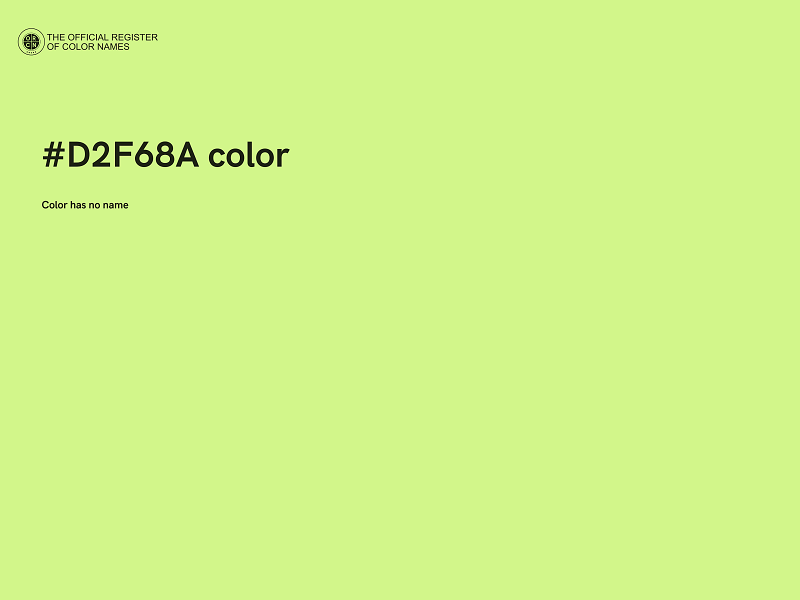 #D2F68A color image