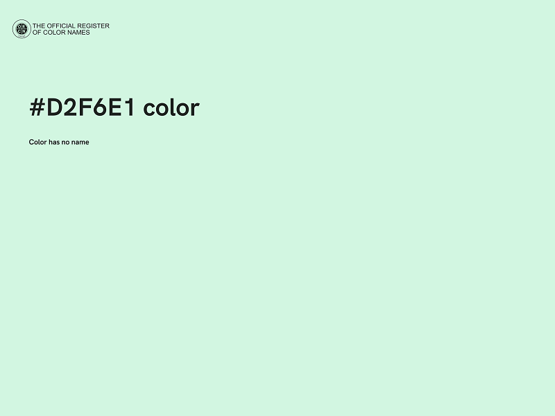 #D2F6E1 color image