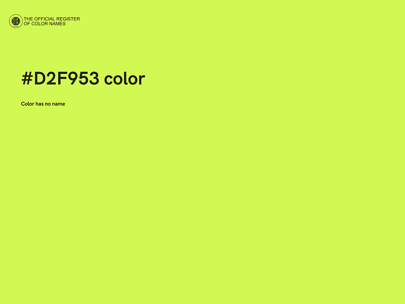 #D2F953 color image