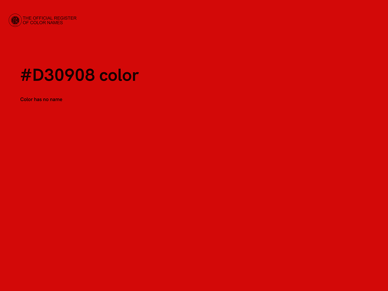 #D30908 color image