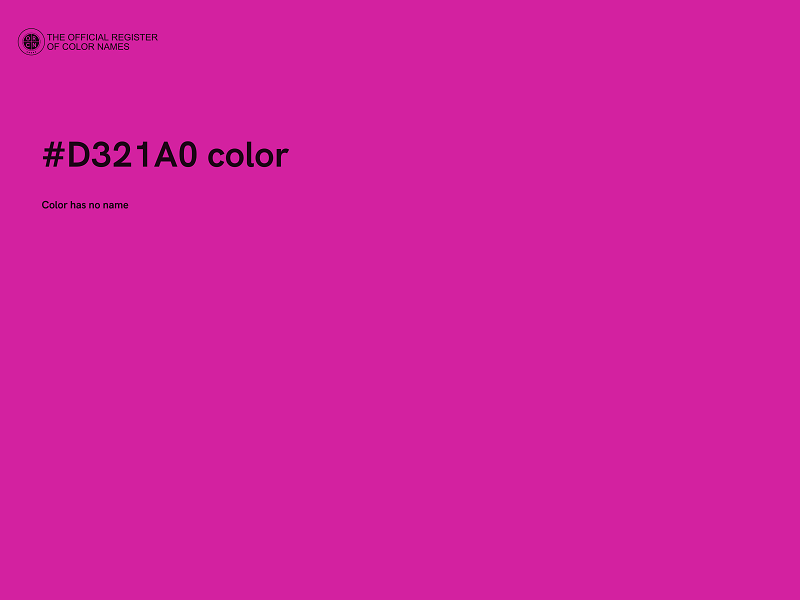 #D321A0 color image