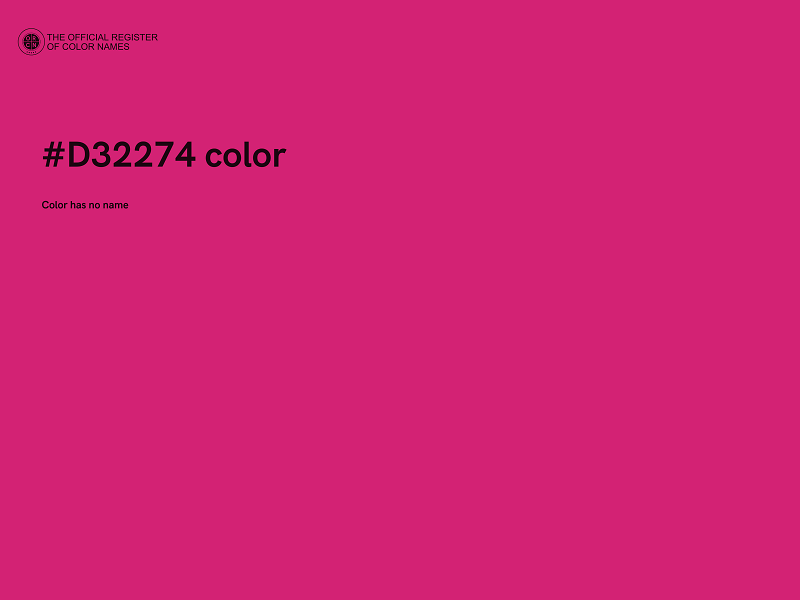 #D32274 color image