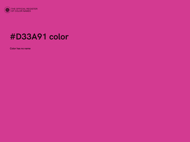 #D33A91 color image