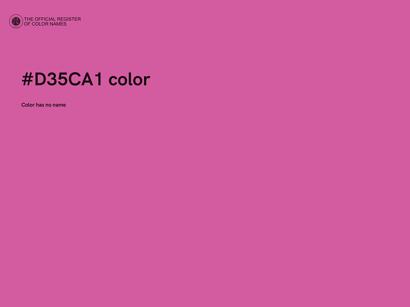 #D35CA1 color image