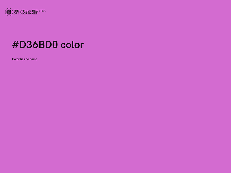 #D36BD0 color image