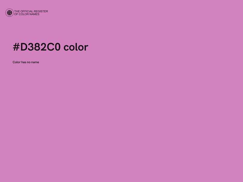 #D382C0 color image