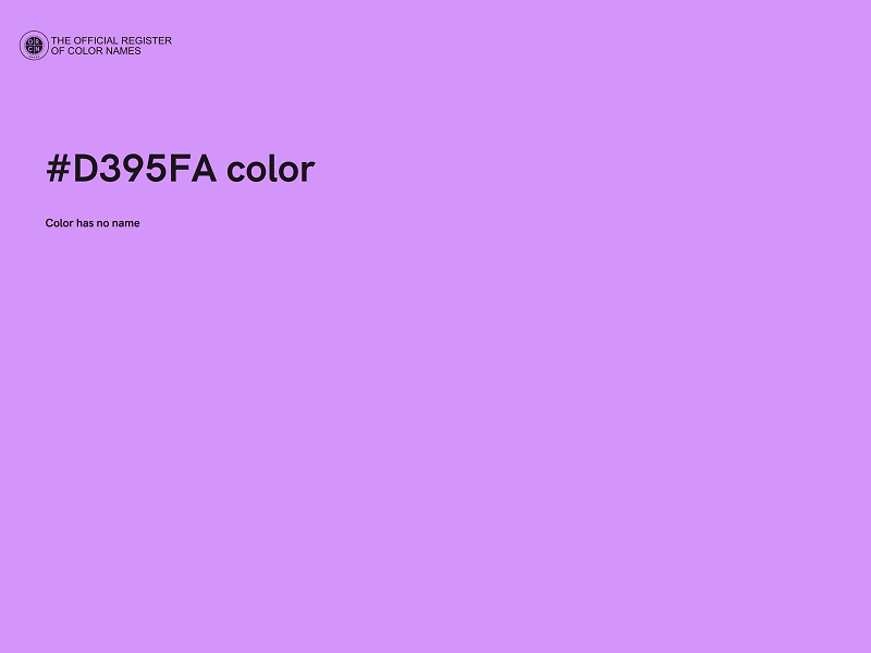 #D395FA color image