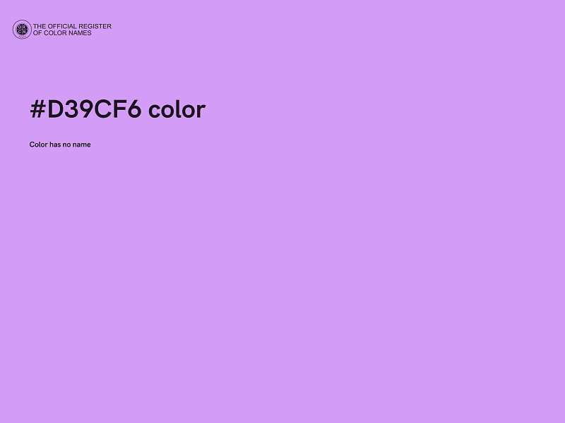 #D39CF6 color image