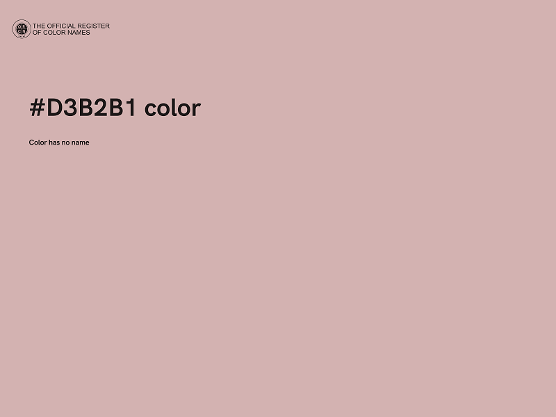 #D3B2B1 color image