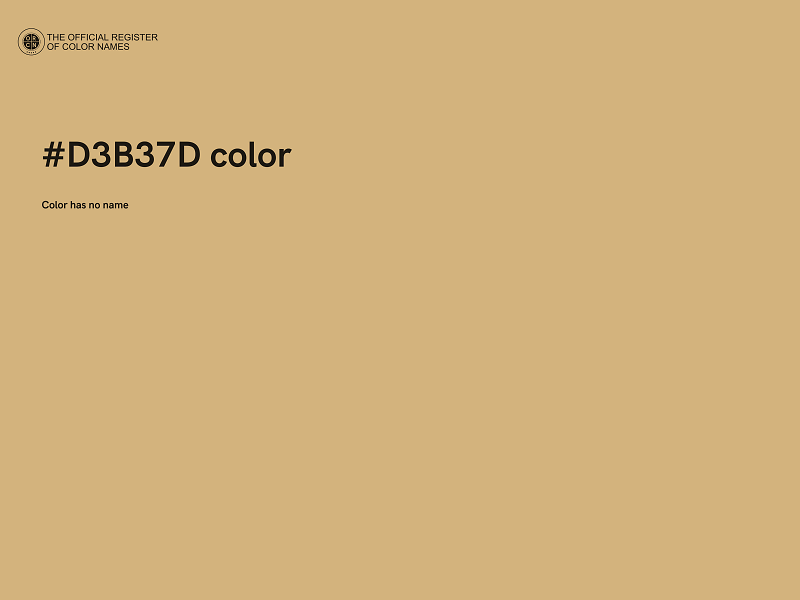 #D3B37D color image