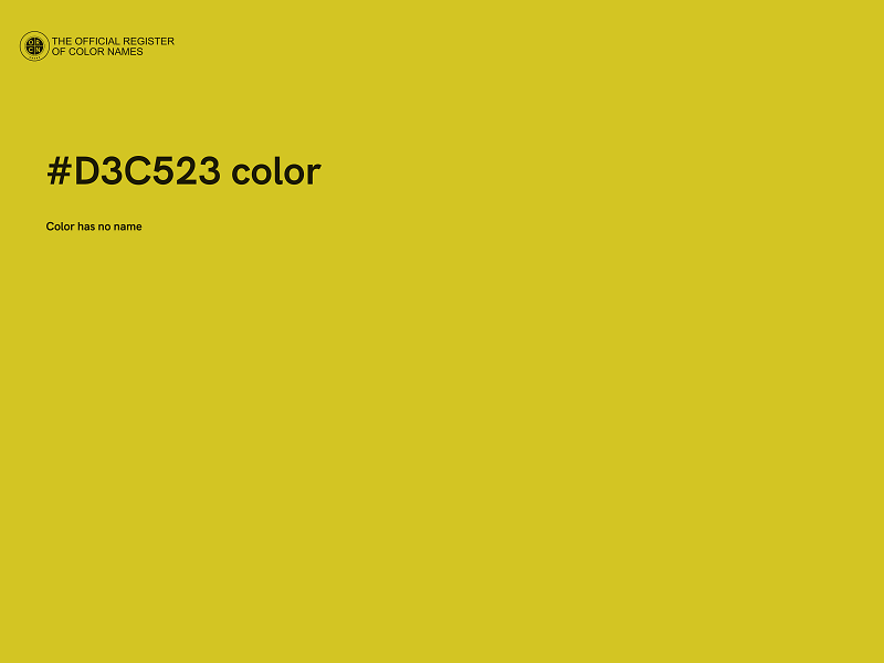 #D3C523 color image