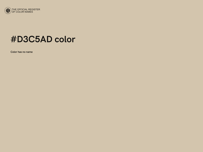 #D3C5AD color image