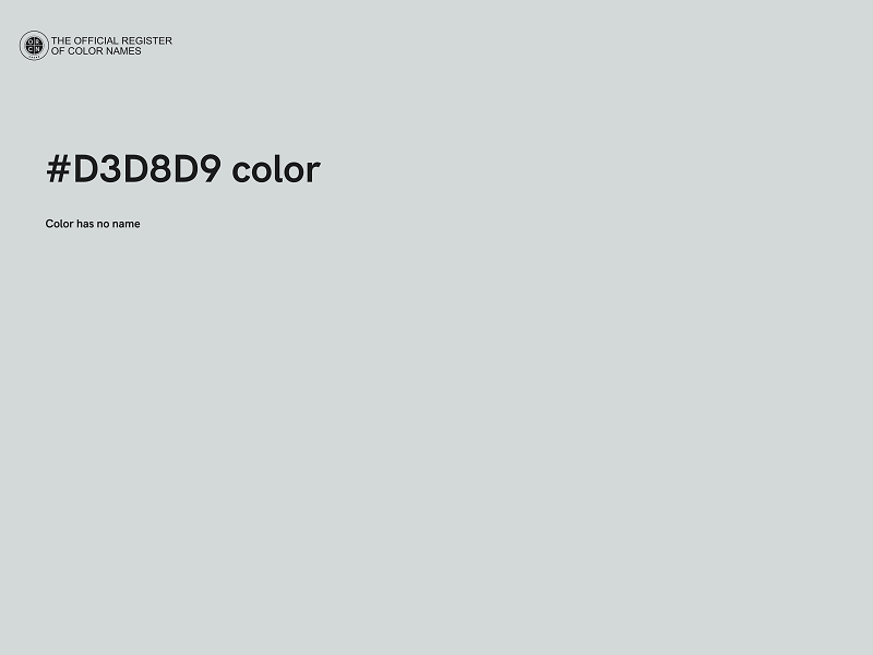 #D3D8D9 color image